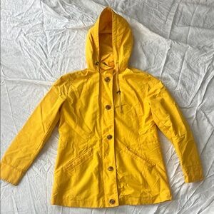 Lands End Women’s Yellow Rain Jacket